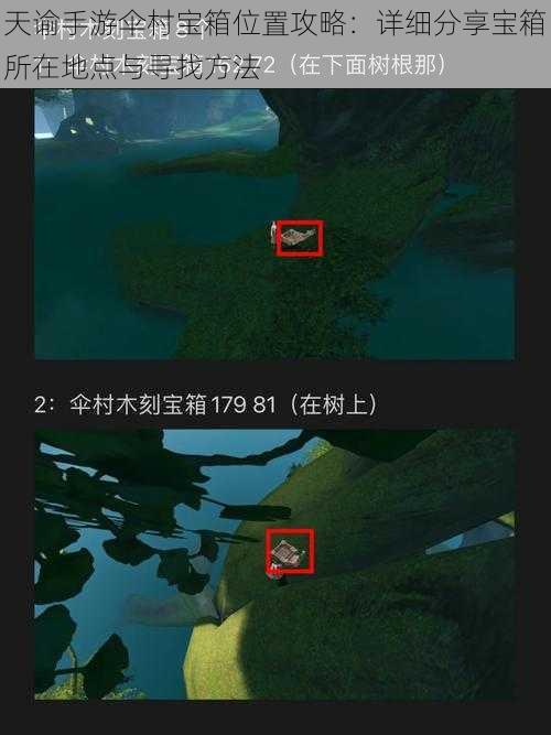 天谕手游伞村宝箱位置攻略：详细分享宝箱所在地点与寻找方法