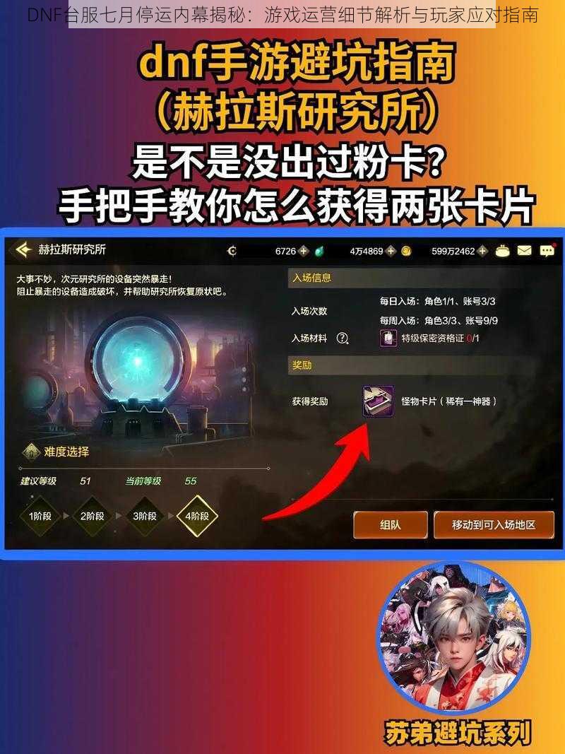 DNF台服七月停运内幕揭秘：游戏运营细节解析与玩家应对指南