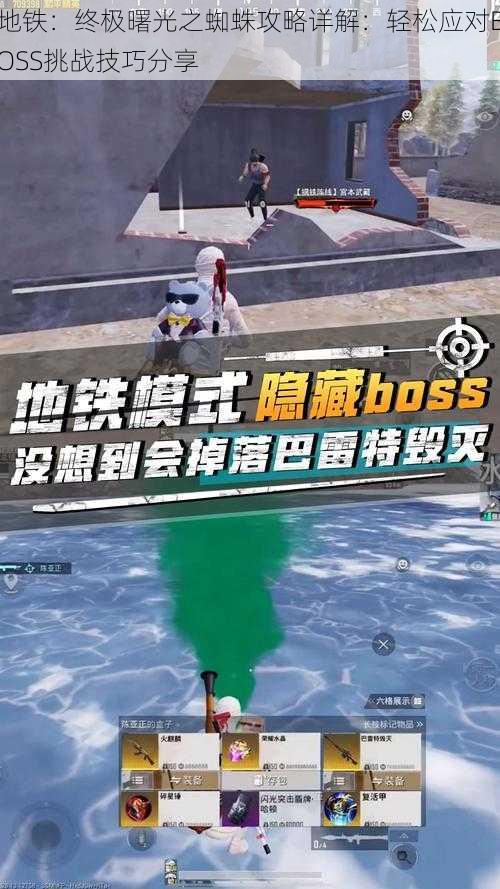 地铁：终极曙光之蜘蛛攻略详解：轻松应对BOSS挑战技巧分享